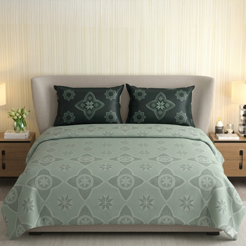 Ornate Medallion Printed Bedsheet Set - Image 3