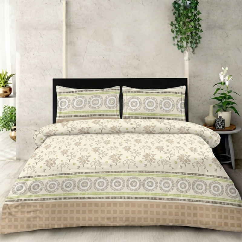 Mandala Tree Printed Bedsheet Set - Image 4