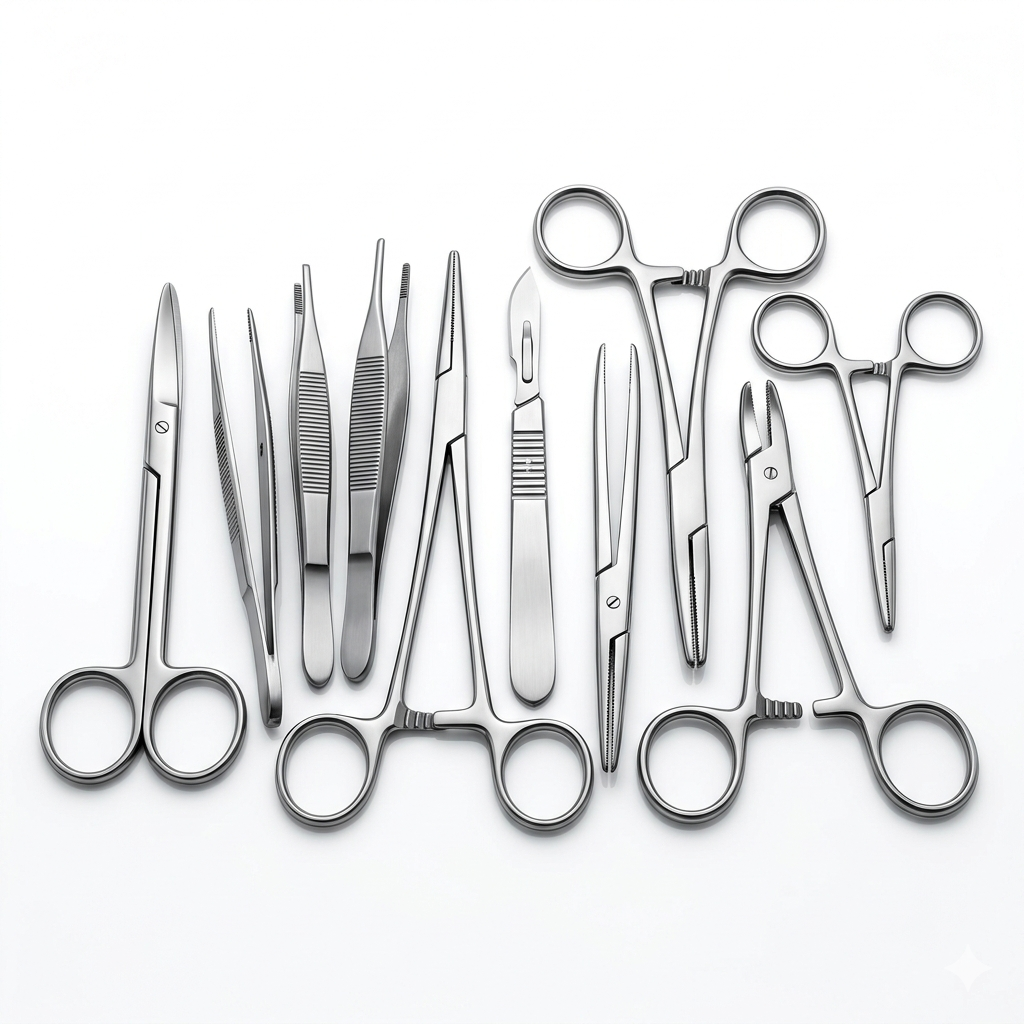 Stainless Steel Surgical Instruments Set - Image 2